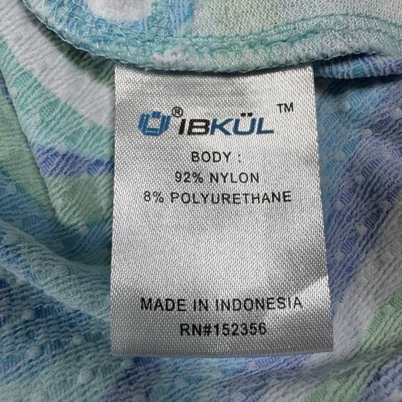 IBKUL Emma Turquoise Multicolor Geometric Print Skort UPF 50 Skirt Size S - Picture 11 of 11